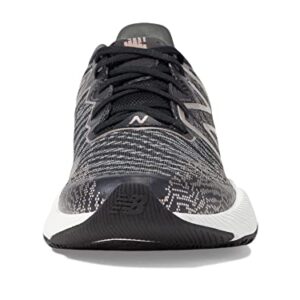 New Balance Women's FuelCell Shift TR V2 Cross Trainer, Black/Harbor Grey/Champagne Metallic, 8.5