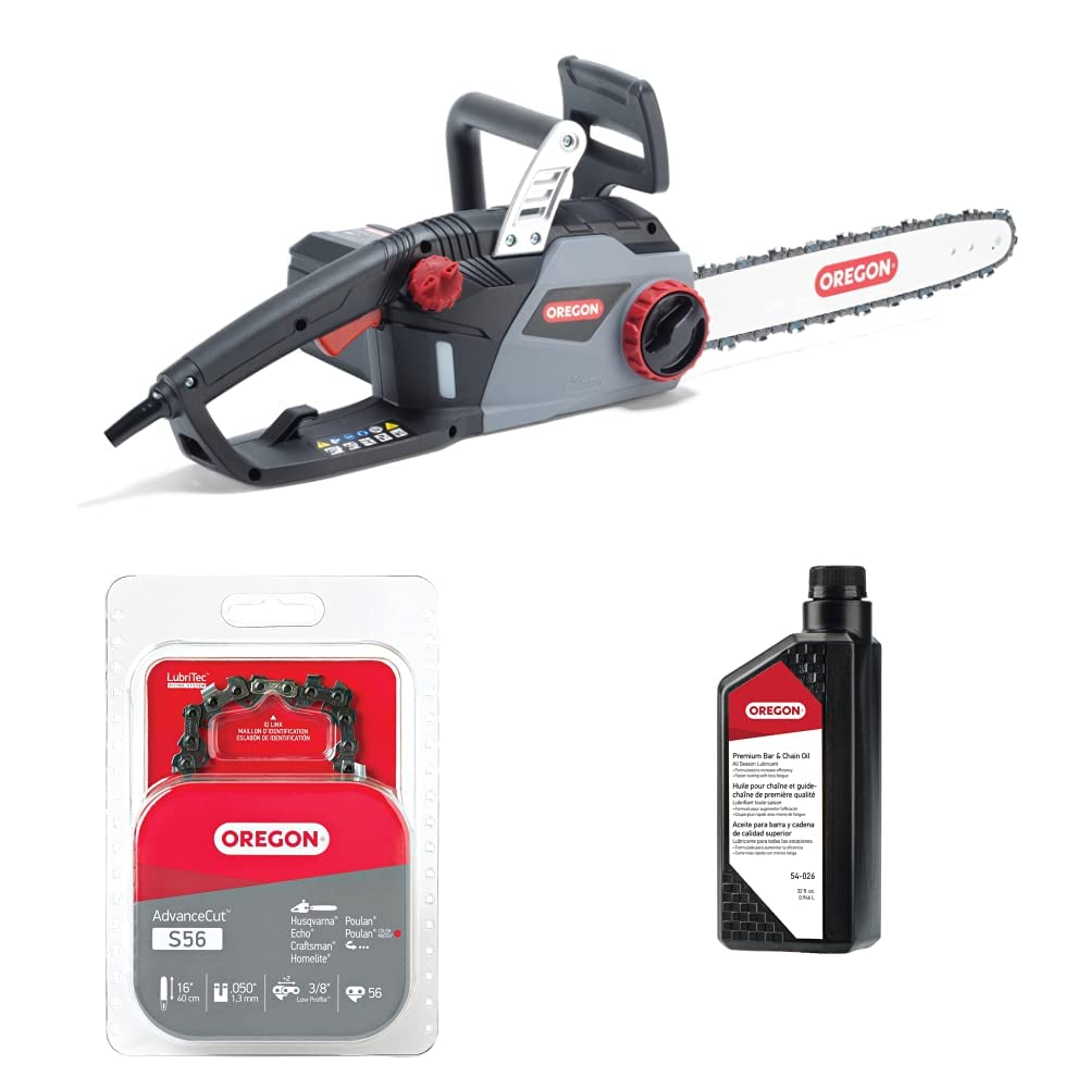 Chainsaw + Oil, 1 Qt + Chain Kit