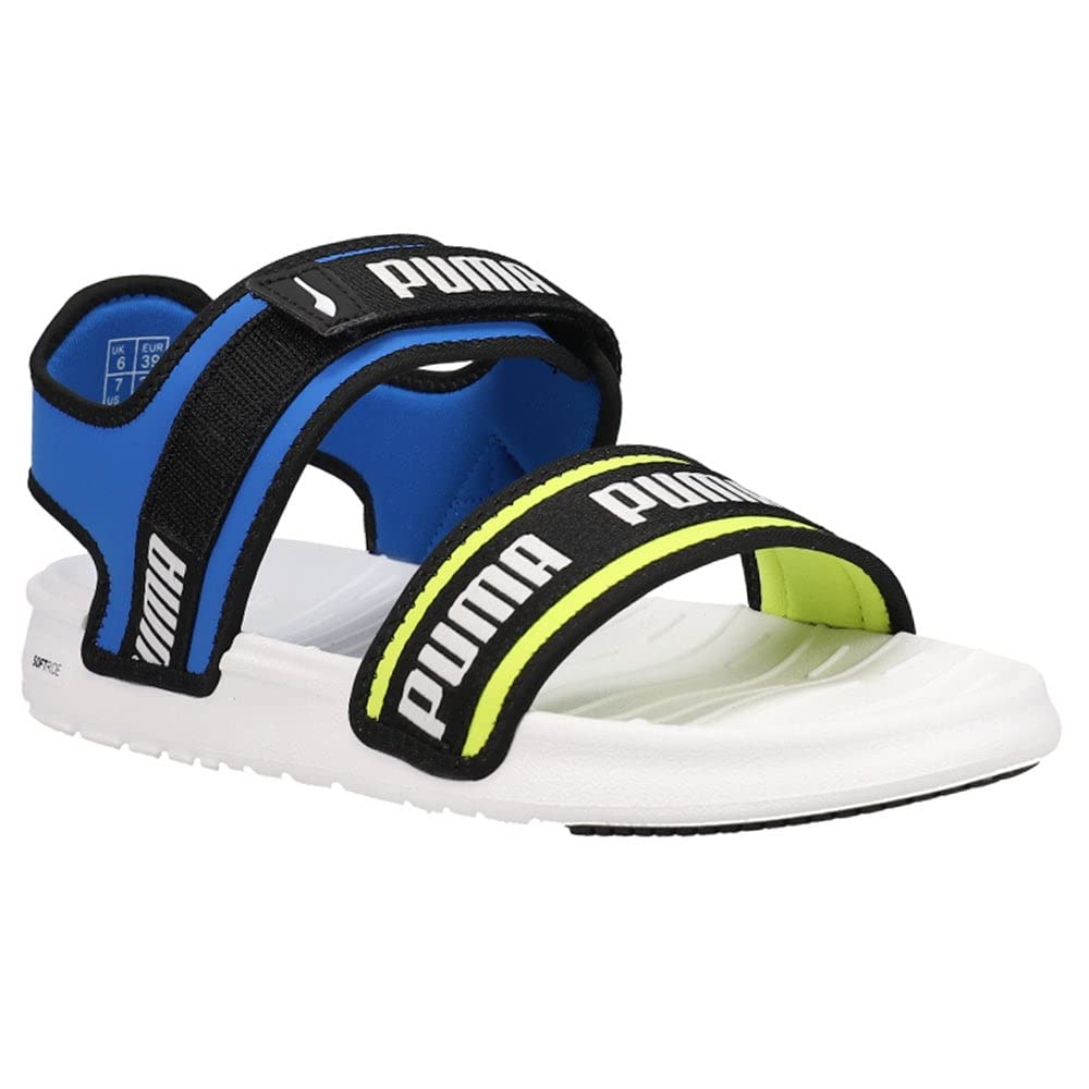 PUMA Signature Softride Womens Sandals in Royal Blue, Size 6