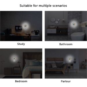 JSTEL Starfish Night Lights Plug into Wall 2 Pack,Led Night Lights with Dusk to Dawn Sensor Decorative,Smart Small Nightlights for Home