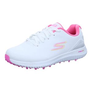 skechers go golf af max 2 womens shoes size 8.5, color: white multicolour