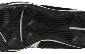 Mizuno Wave Finch Lightrevo Jr Softball Shoe, Black-White, 4