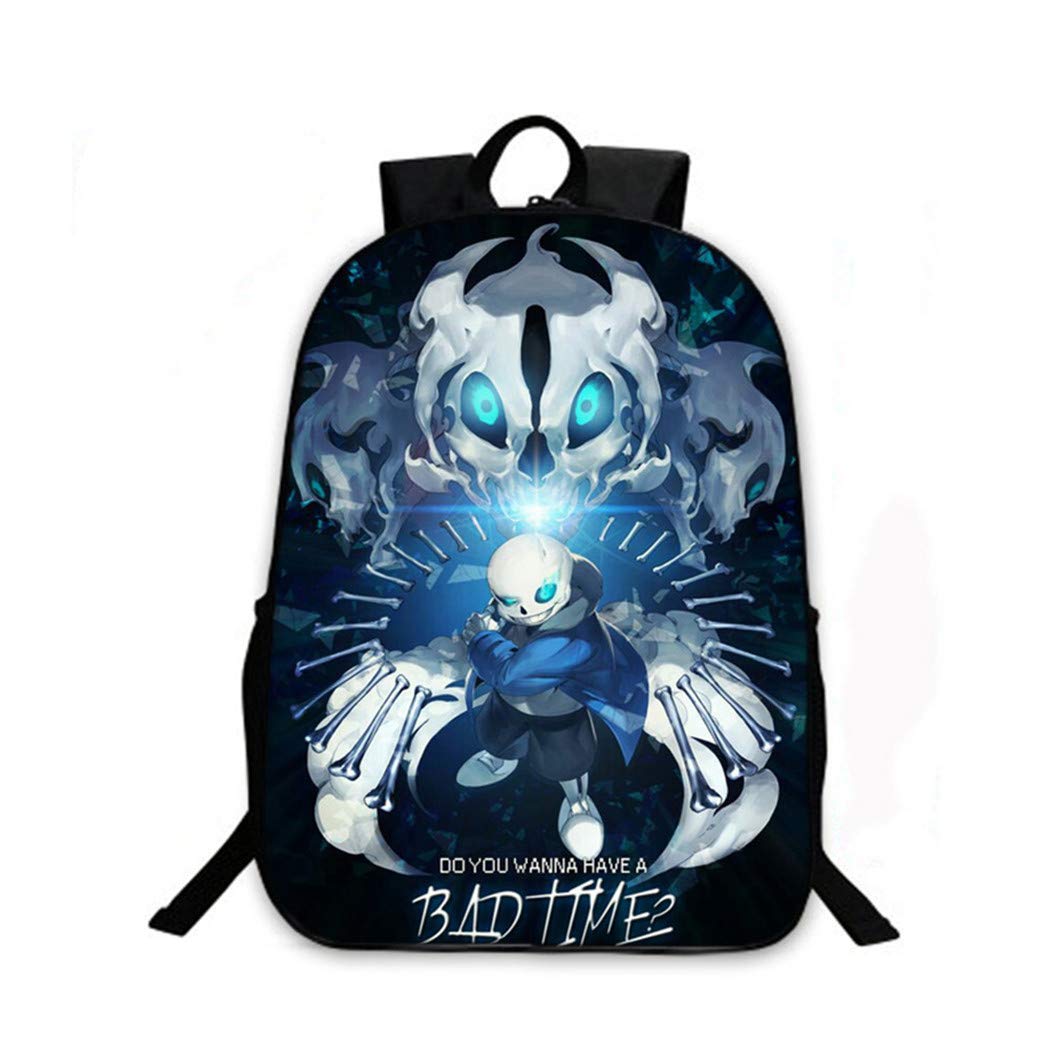 WANHONGYUE Undertale Game Image Printing Backpack Rucksack Packsack School Bag for Student Boys and Girls /1