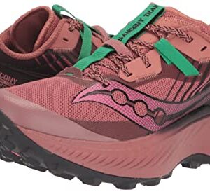 Saucony Women's Endorphin Edge Hiking Shoe, SOOT/Basalt, 8