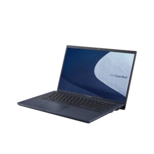 asus expertbook b1 business laptop, 15.6” fhd, intel core i5-1135g7, 256gb ssd, 8gb ram, military grade durable, ai noise canceling, webcam privacy shield, win 10 pro, star black, b1500cea-xh51