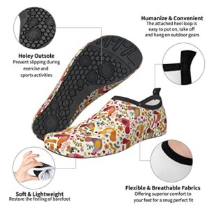 Cute Chickens Print Water Shoes for Men Women Aqua Socks Barefoot Quick-Dry Beach Swimming Shoes for Yoga Pool Exercise Swim Surf