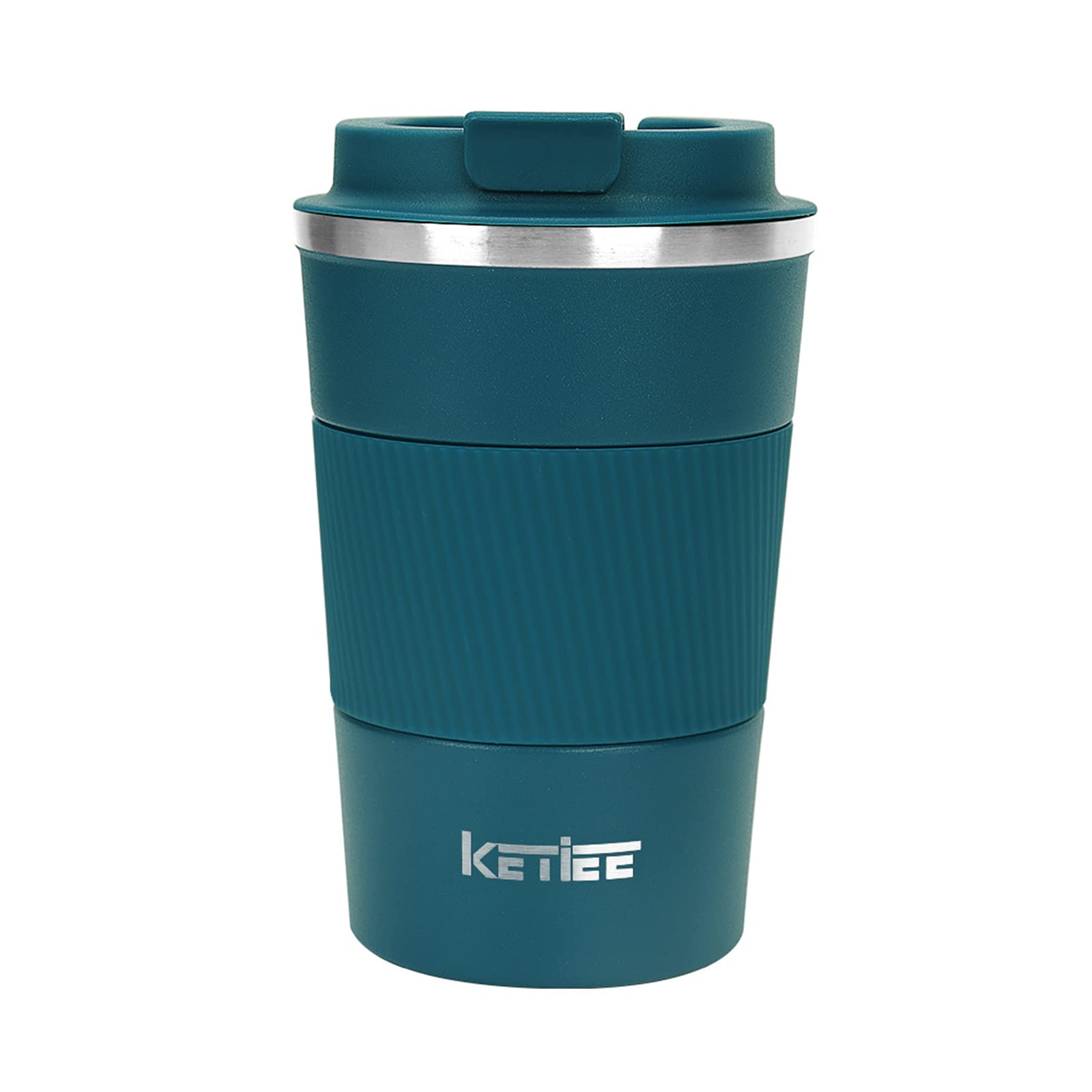 KETIEE Travel Mug 12oz, Insulated Coffee Mug with Leakproof Lid, Travel Coffee Mug Vacuum Stainless Steel Double Walled Reusable Coffee Cup for Hot and Iced Coffee Tea Water