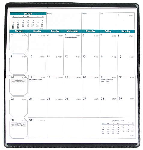 Quo Vadis 2023 Refill For Visoplan Monthly Planner - Pocket Calendar Organizer