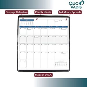 Quo Vadis 2023 Refill For Visoplan Monthly Planner - Pocket Calendar Organizer