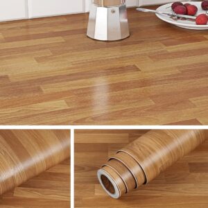 livelynine butcher block countertop contact paper waterproof wallpaper light wood contact paper for countertops peel and stick table covers kitchen counter island desk countertop vinyl wrap 15.8x78.8