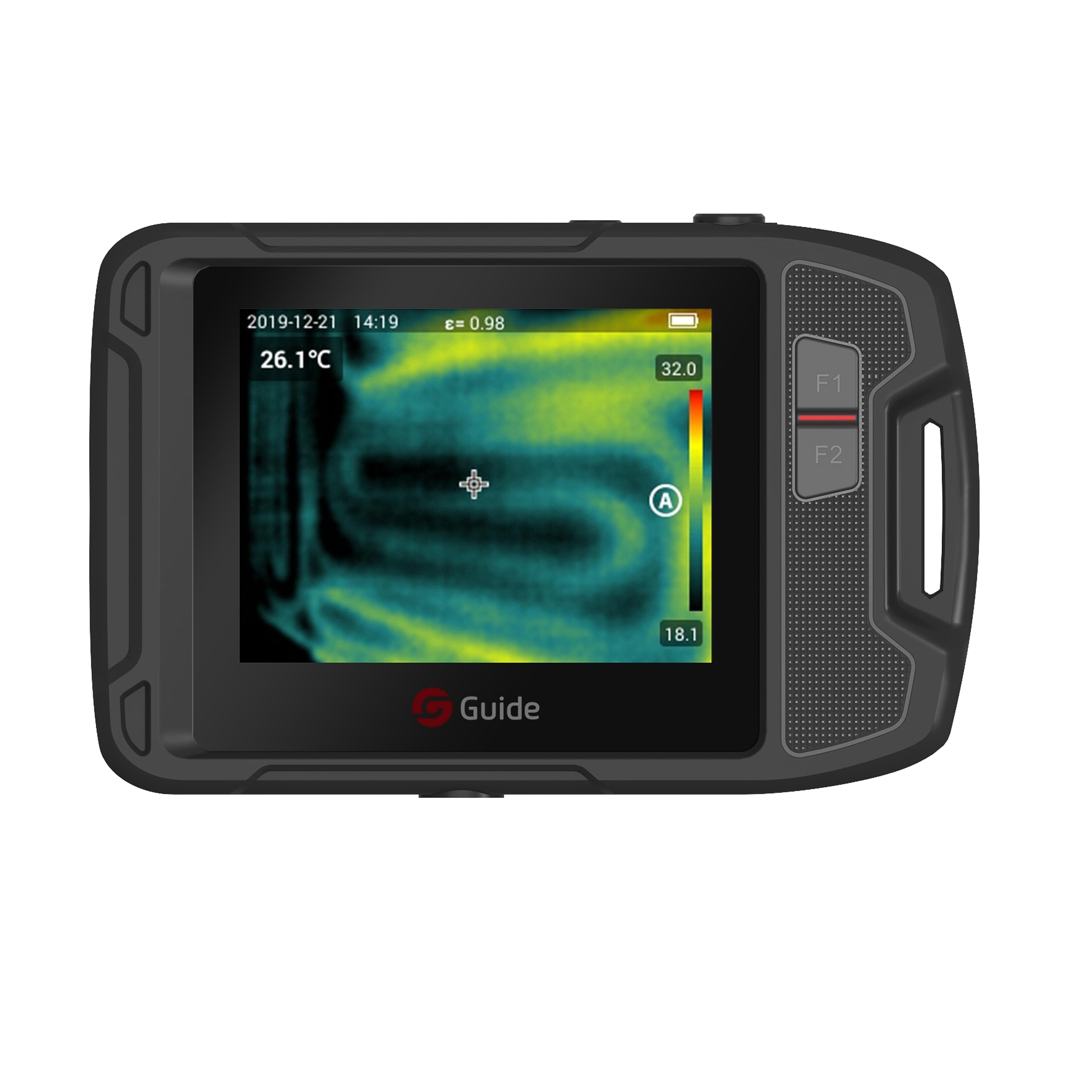 Guide P120V Pocket-Sized Thermal Camera 120x90 IR Resolution -20℃~400℃ IP54 3.5-inch LCD Touchscreen,WiFi Compact Size