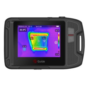 Guide P120V Pocket-Sized Thermal Camera 120x90 IR Resolution -20℃~400℃ IP54 3.5-inch LCD Touchscreen,WiFi Compact Size