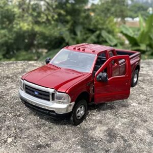 2019 F-350 Dually, Ruby Red and Stone Gray - Greenlight 46070/48 - 1/32 Scale Diecast Model Toy Car