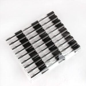 COSIDEA 29 PCS Empty Mini 3ml mascara tubes and wand for castor oil, Small Sample Size Eyelash Growth packing Tube container