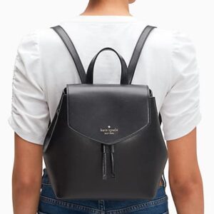 Kate Spade New York Lizzie Medium Flap Backpack (Black)