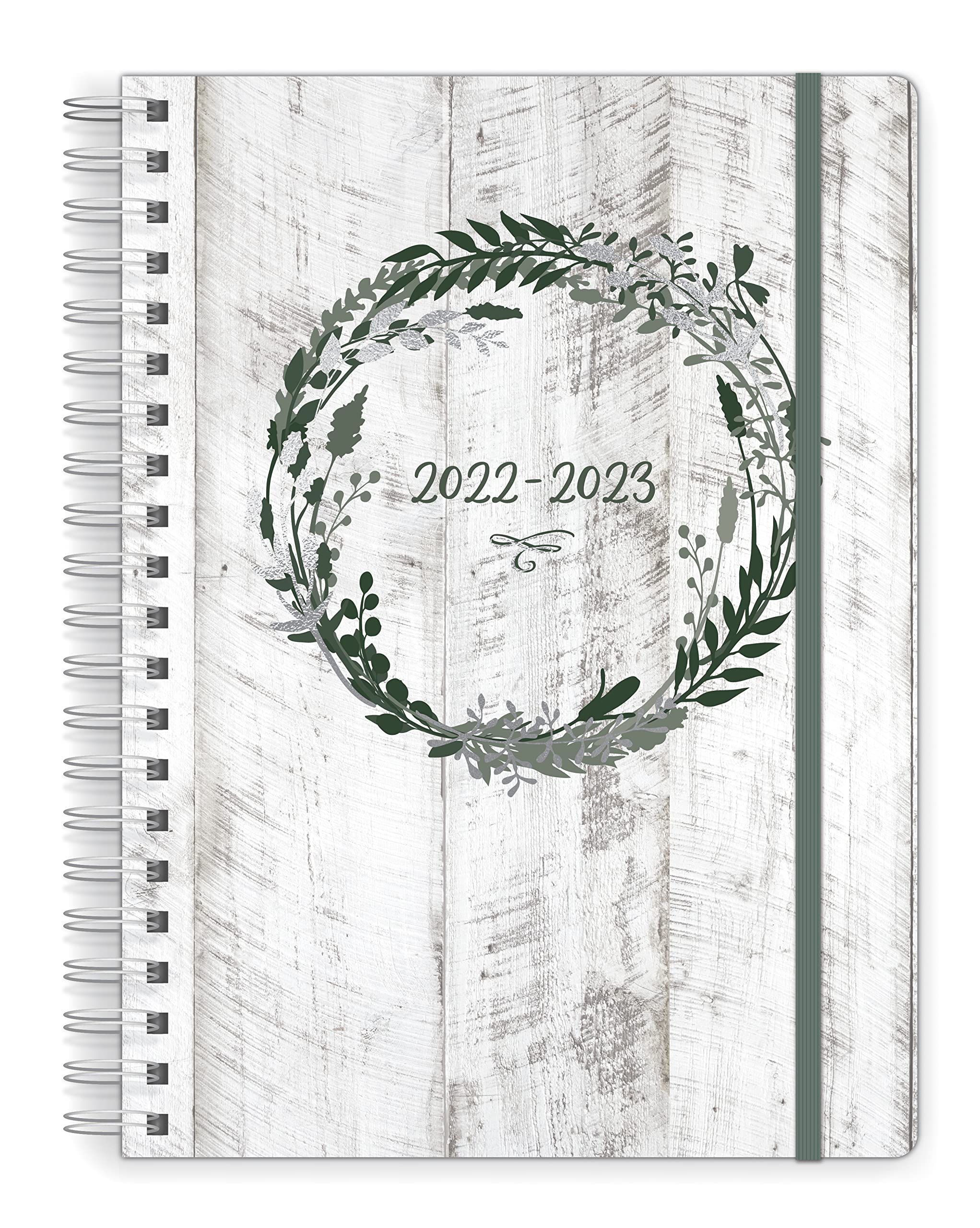 Southworth Academic Planner (July 2022-June 2023), 8.5" x 11", Rustic Sage Wreath, Premium 28#/105 gsm Paper, Twin Wire (91036)