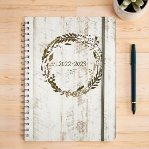 Southworth Academic Planner (July 2022-June 2023), 8.5" x 11", Rustic Sage Wreath, Premium 28#/105 gsm Paper, Twin Wire (91036)