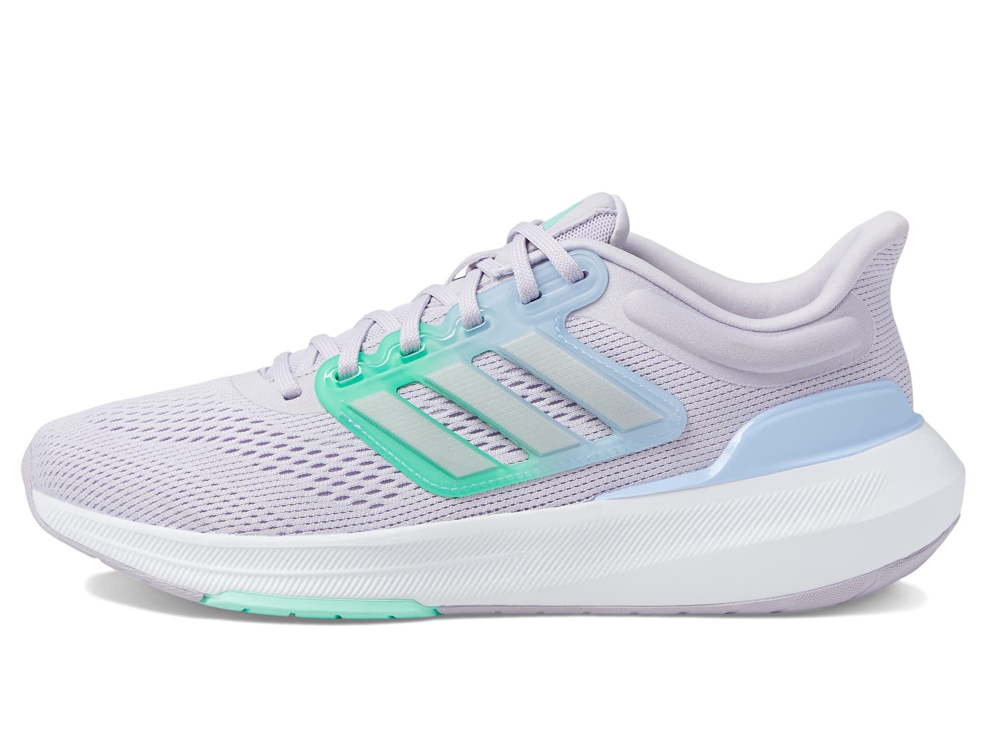 adidas Women's Ultrabounce Sneaker, Silver Dawn/Silver Metallic/Pulse Mint, 9