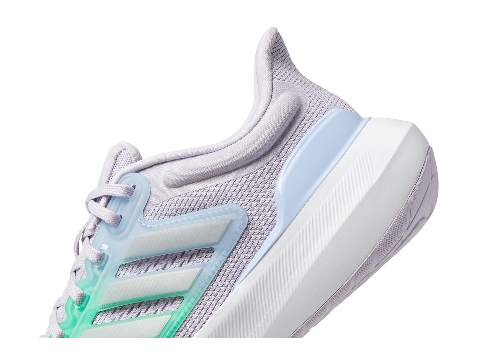 adidas Women's Ultrabounce Sneaker, Silver Dawn/Silver Metallic/Pulse Mint, 9