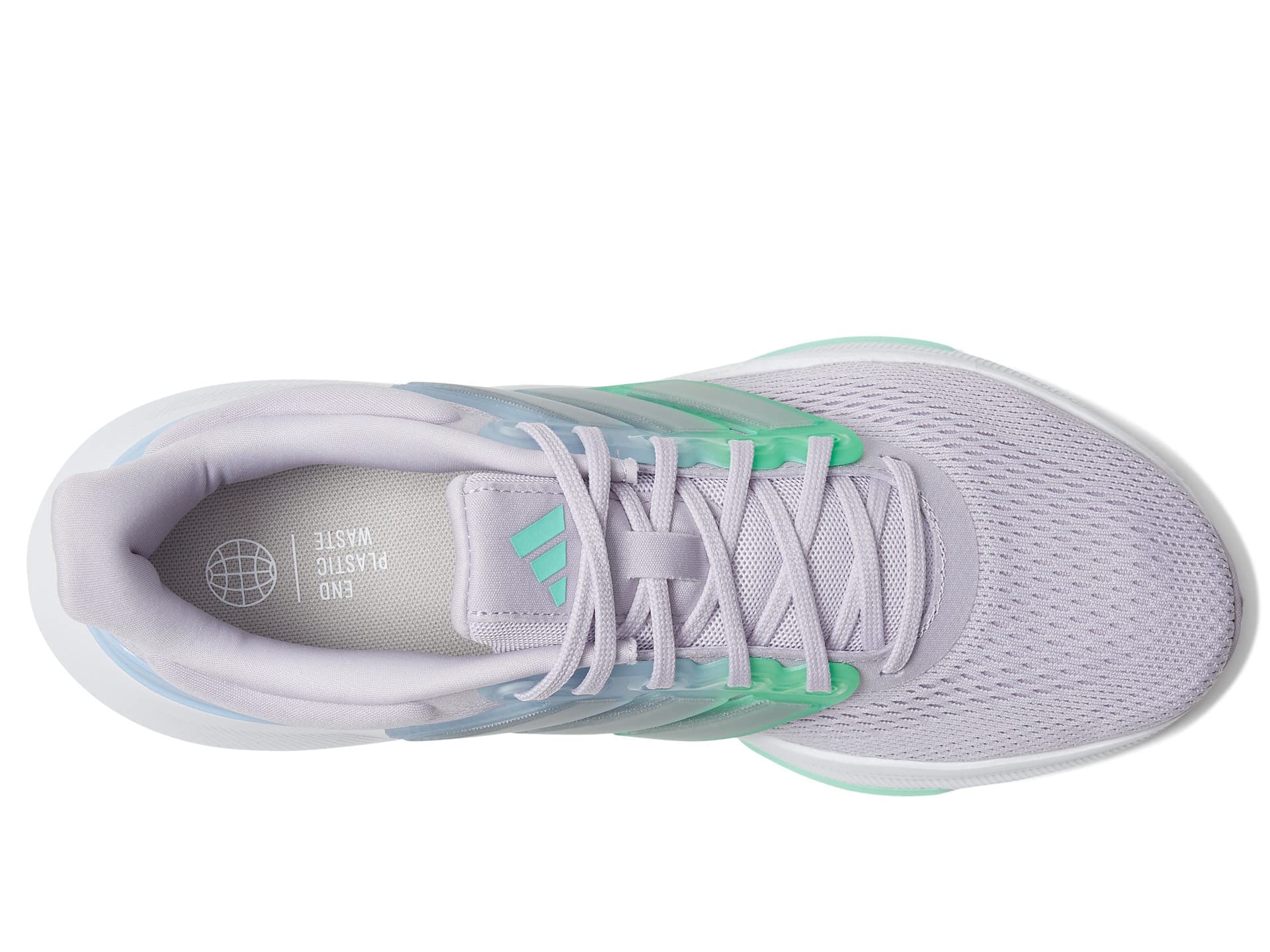 adidas Women's Ultrabounce Sneaker, Silver Dawn/Silver Metallic/Pulse Mint, 9