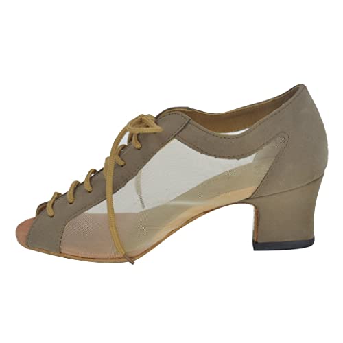 Pierides Sandals Latin Salsa Tango Practice Ballroom Dance Shoes for Women,1.8" Heel,8.5 US Gold