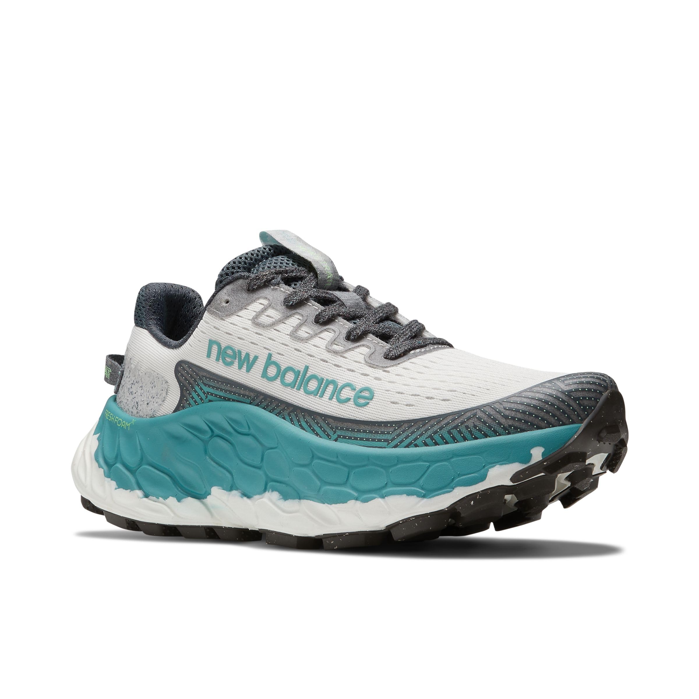 New Balance Women's Fresh Foam X More Trail V3 Running Shoe, Reflection/Faded Teal, 9