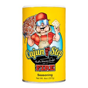 Cajun Two Step Seasoning by StaleKracker Variety Bundle - 2 pck, Original & Fire Spice Blends for Authentic Creole Louisiana Cuisine (16 oz.)