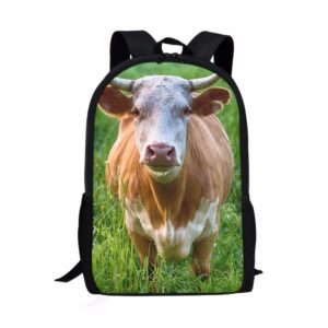 allcute tiger school travel backpack bookbags, casual bag gifts for children animal print