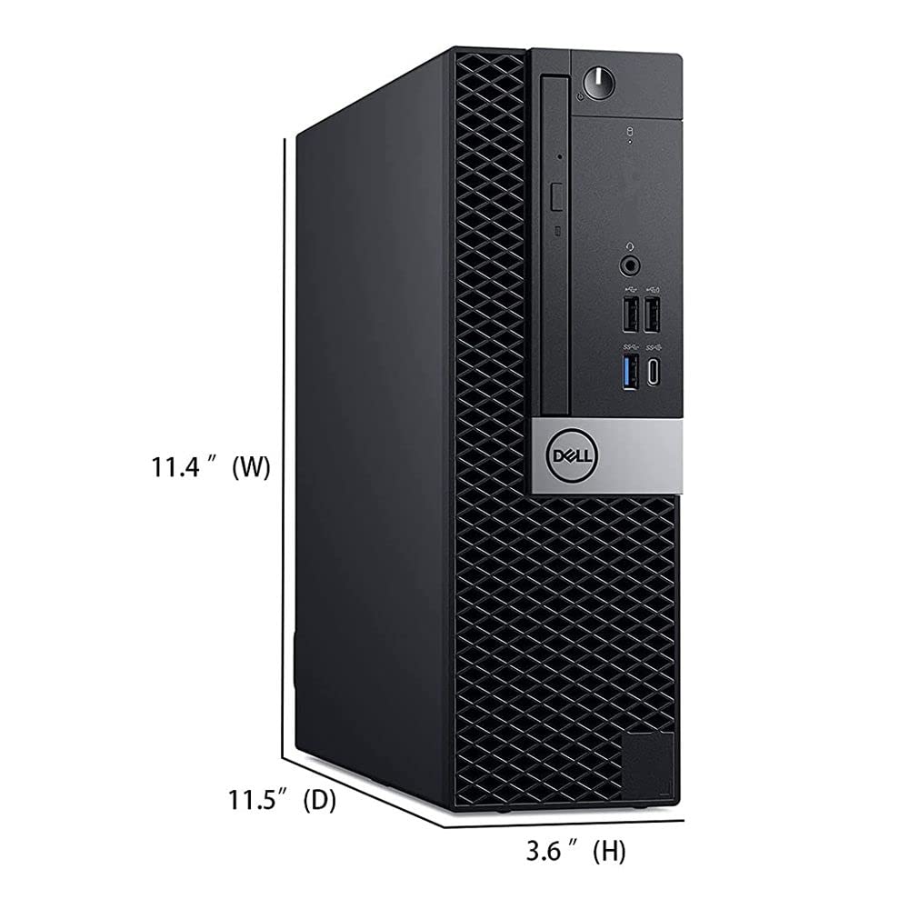 Dell OptiPlex 7050 SFF Desktop Computer PC,Intel Core i7-7700 3.60GHz,32GB DDR4 Ram 512GB NVMe M.2 SSD,Built-in WiFi & Bluetooth,HDMI,DVD-RW,Windows 10 Pro,Wireless Keyboard & Mouse(Renewed)