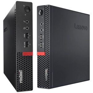 Lenovo ThinkCentre M710q Tiny Desktop Intel i7-6700T Up to 3.60GHz 32GB RAM New 1TB NVMe SSD Built-in AX210 Wi-Fi 6E Bluetooth HDMI Wireless Keyboard and Mouse Windows 10 Pro (Renewed)