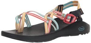 chaco womens zx/2 classic, with toe loop, outdoor sandal, vary primary 12 m