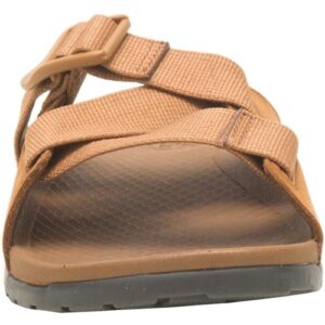 Chaco Women's Lowdown Leather Slide Sandal, Taffy, 9