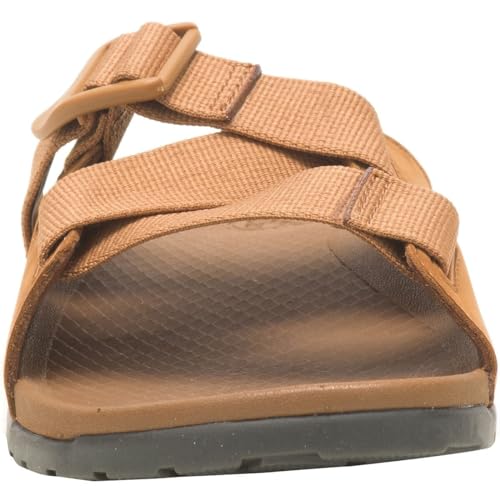 Chaco Women's Lowdown Leather Slide Sandal, Taffy, 9