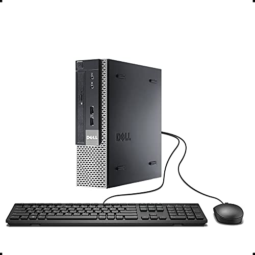 Dell OptiPlex 9020 USFF Desktop Computer PC, Intel Quad Core i7-4770s up to 3.9GHz, 8G DDR3, 256G SSD, WiFi, BT, 4K Support, DP, VGA, Windows 10 Pro 64 Bit-Language English/Spanish/French(Renewed)