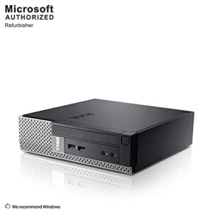 Dell OptiPlex 9020 USFF Desktop Computer PC, Intel Quad Core i7-4770s up to 3.9GHz, 8G DDR3, 256G SSD, WiFi, BT, 4K Support, DP, VGA, Windows 10 Pro 64 Bit-Language English/Spanish/French(Renewed)