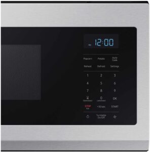 1.1 Cu. Ft. Low Profile Over the Range Stainless Steel Microwave