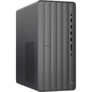 HP 2022 TE01 Envy Business Desktop Intel 6-Core i5-10400F 16GB RAM 512GB PCIe SSD 1TB HDD NVIDIA GeForce GTX 1050 2GB GDDR5 HDMI DP DVI-D USB-C WiFi AC BT RJ-45 DVD-RW Windows 10 Pro w/RE USB Drive