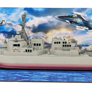 Toy Essentials (2 Pack) 17 Inch Military Battleship Destroyer
