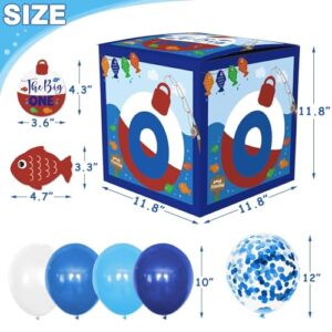 Yaaaaasss! Ofishally One Birthday Decorations First Birthday Decor Fishing Balloon Arch For Boy Ofishally One Balloon Arch Kit Gone Fishing Boxes Balloons Summer Birthday Party Supplies