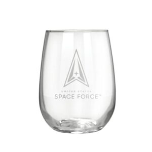 great american products united states space force stemless wine glass 17oz