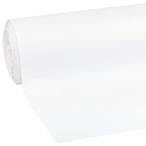 Smooth Top EasyLiner for Cabinets & Drawers - Easy to Install & Cut to Fit - Shelf Paper & Drawer Liner Non Adhesive - Non Slip Shelf Liner for Kitchen & Pantry - 12in. x 24ft. - White