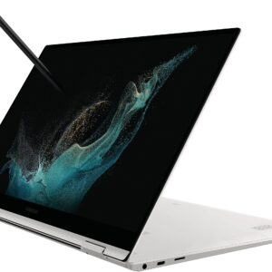 Best Notebooks New Galaxy Book2 Pro 360 15 inch 2-in-1 AMOLED Touch-Screen Laptop 12th Gen Intel Evo Core i7-1260P Stylus S-Pen Plus Pen Light Win 11 Pro (1TB SSD|16GB RAM|Silver) 15-15.99 inches