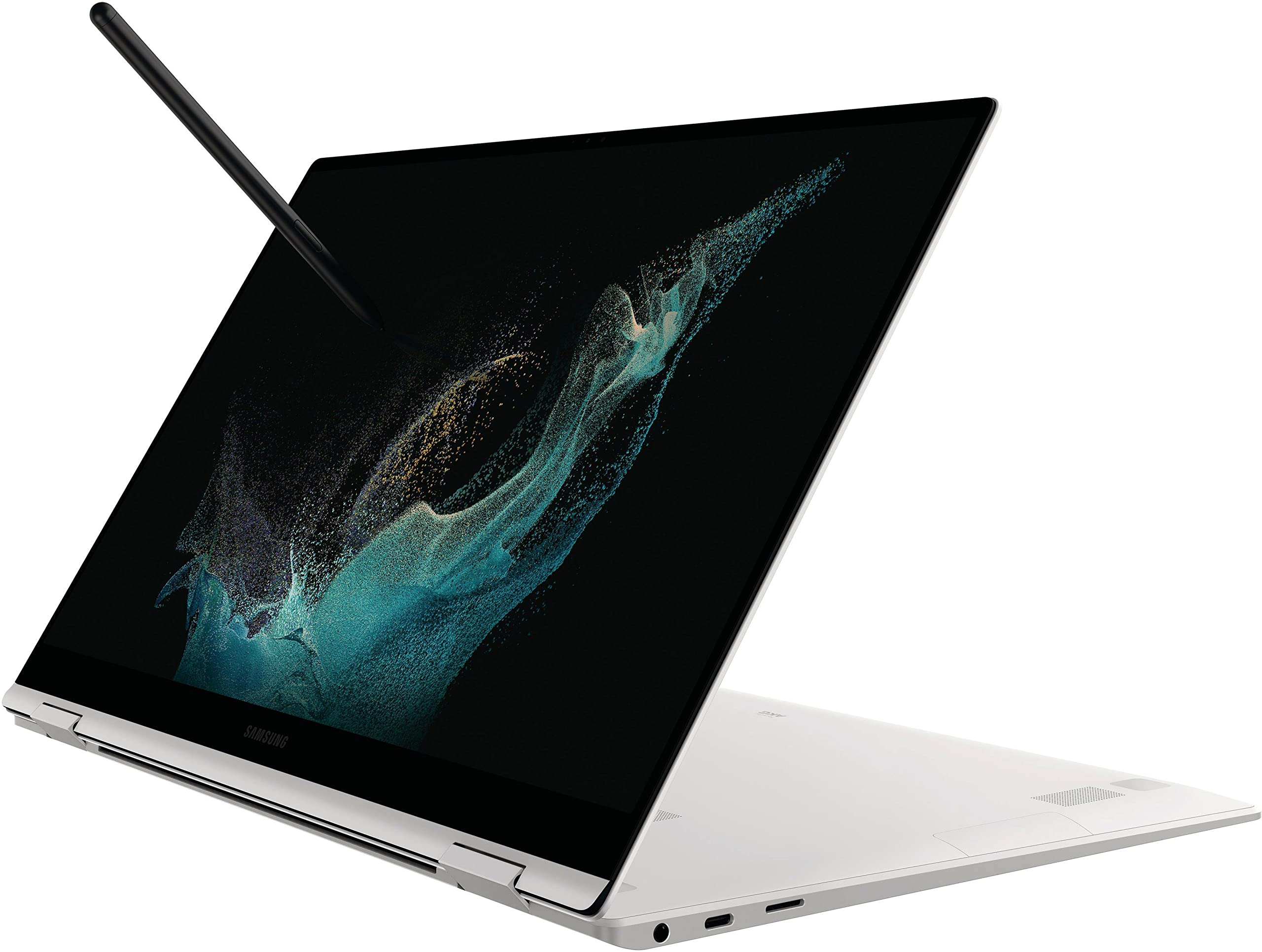 Best Notebooks New Galaxy Book2 Pro 360 15 inch 2-in-1 AMOLED Touch-Screen Laptop 12th Gen Intel Evo Core i7-1260P Stylus S-Pen Plus Pen Light Win 11 Pro (1TB SSD|16GB RAM|Silver) 15-15.99 inches