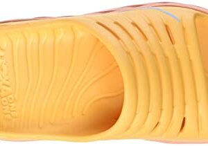 Hoka Ora Recovery Slide (Unisex) - Amber Yellow / Shell Coral - Size M9/W11