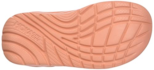 Hoka Ora Recovery Slide (Unisex) - Amber Yellow / Shell Coral - Size M9/W11