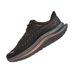 hoka women's running shoes, black copper, 8.5