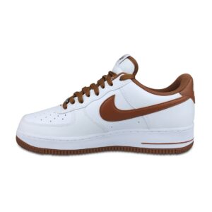 nike unisex air force 1 07 leather pecan white trainers 11.5 w / 10 m us