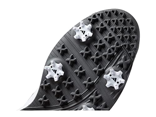 adidas Men's Tech Response 3.0 Golf Shoes, Footwear White/Dark Silver Metallic/Silver Metallic, 11