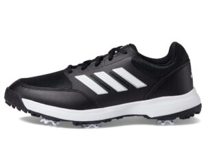 adidas women's tech response 3.0 golf shoes, core black/footwear white/silver metallic, 9