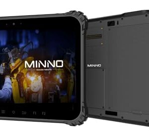 Minno Maverick Rugged 10" Android 10 Tablet | 4GB/64GB | Slim Design with Physical Buttons | LTE (Unlocked AT&T & T-Mobile) (A10M10- Maverick A10)